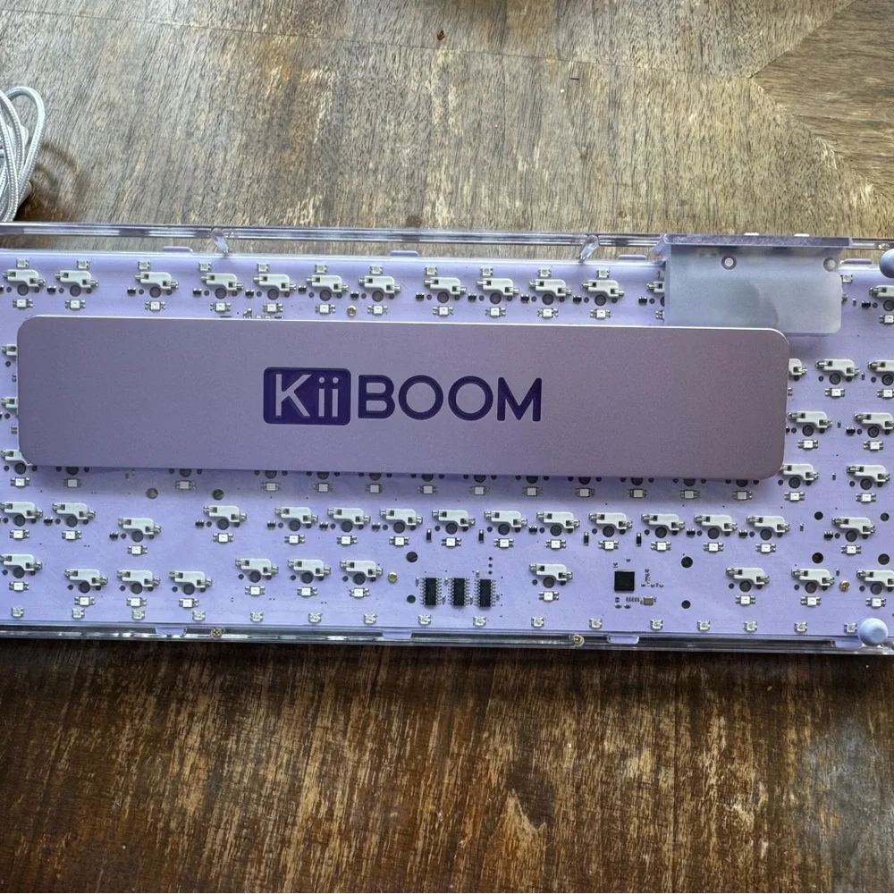 KiiBoom Phantom 98 Purple LED Mechanical Keyboard - Picture 2 of 6